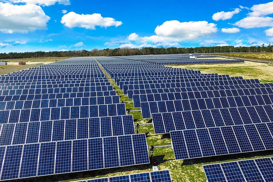 Solar energy installation